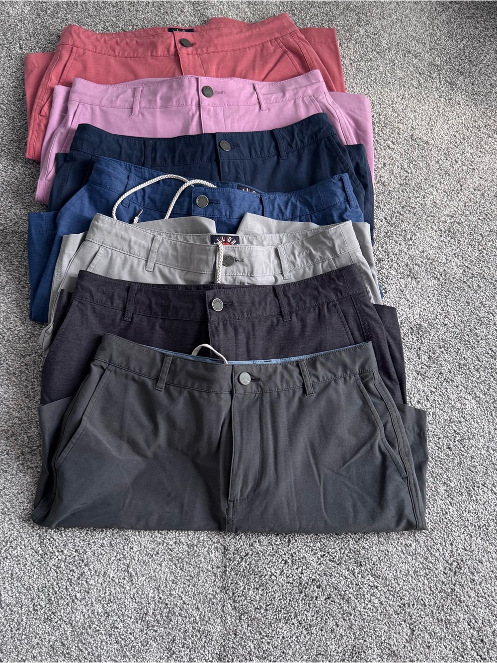 Faherty All Day Men's Shorts - 7 pairs - all like new - size 31 x 7”